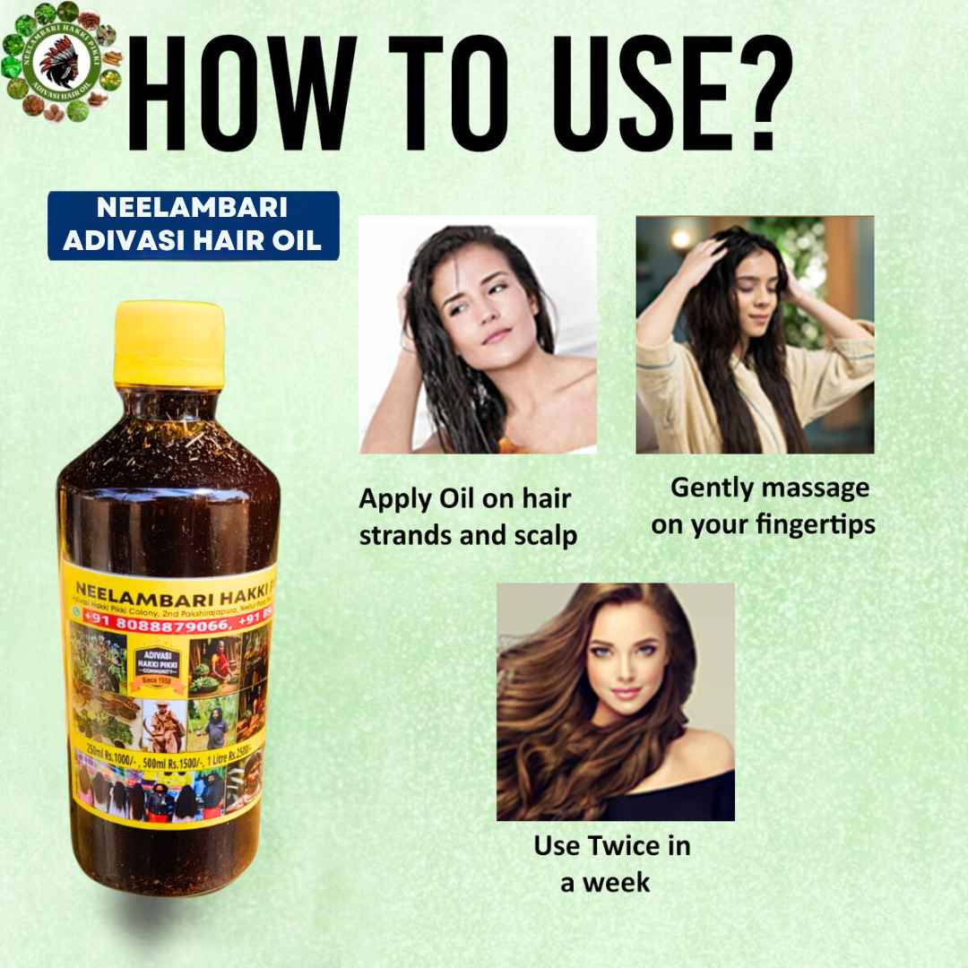 Neelambari Hakki Pikki Adivasi Hair Oil 250ml